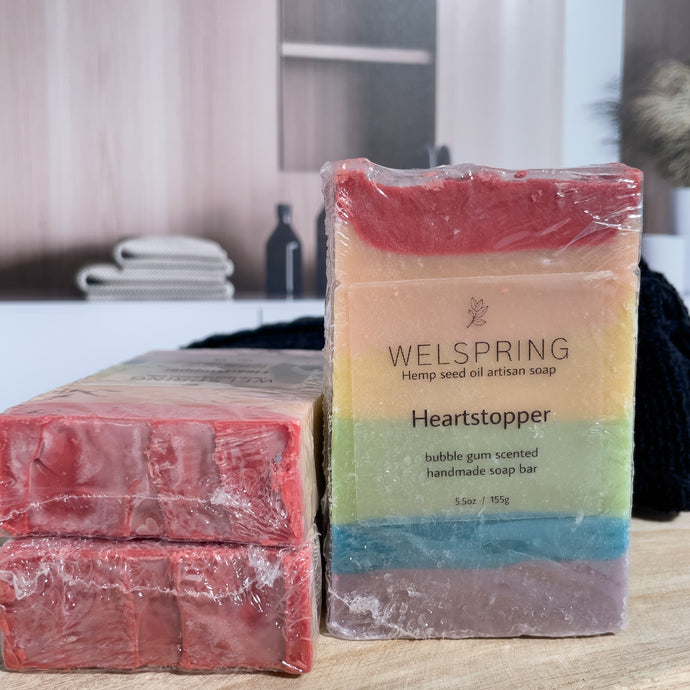 Heartstopper Vegan and Hemp Oil Bar Soap